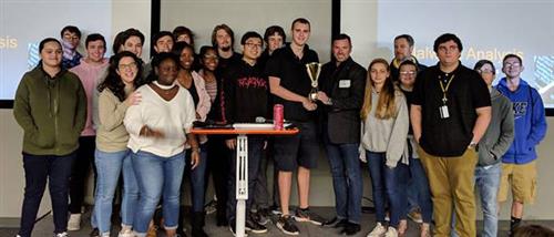 Lakewood High School students win first place in an innovation. 